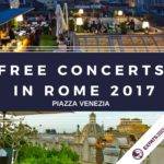 FREE CONCERTS IN ROME SUMMER 2017 1