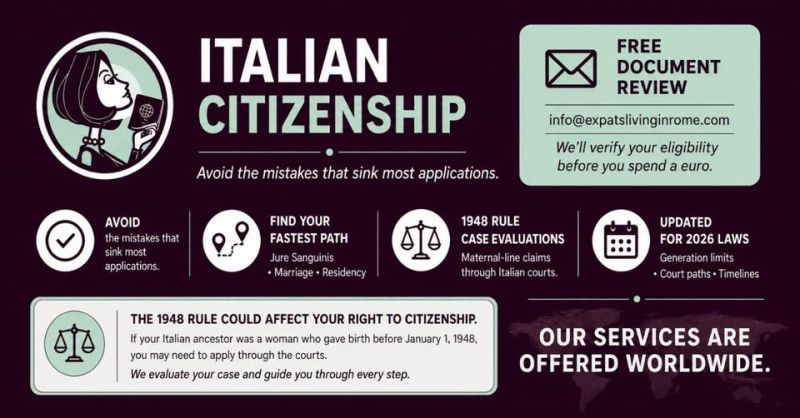 Italian Citizenship Free Document Review