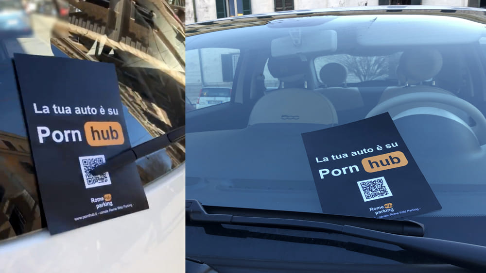 Rome's parking gets more exciting and some end up on Porn Hub!