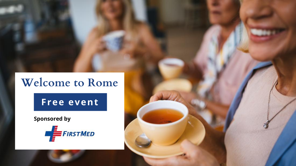 firstmed-healthcare-Italy-doctor-english-Welcome-Rome-free-event