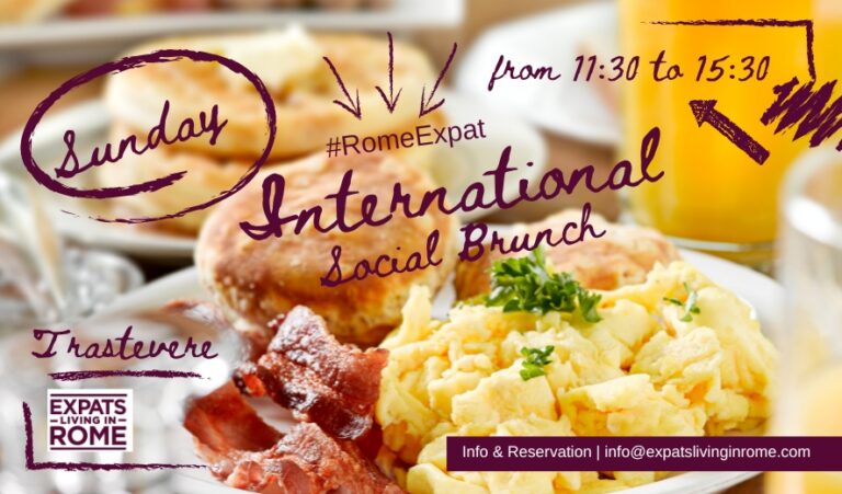 886 Brunch american living Rome Italy events for expats internations international free things do 2021 covid Facebook Post Facebook Event Cover 886 × 520 px 768x451