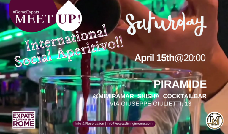 886 x 520 miramar shisha cocktail bar piramide roma events free international ostinese 15 April 2023 rome 768x451