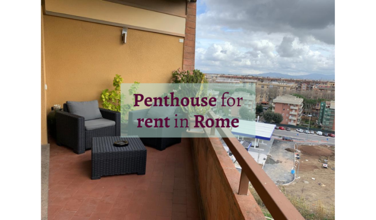 Penthouse for rent in Rome 768x451