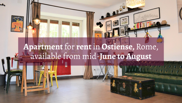 1 Apartment for rent in Ostiense Rome available for July and August expats living in rome 2 768x435