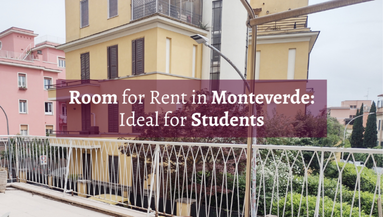 1 Room for Rent in Monteverde expats living in rome 768x435
