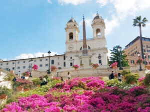 Blooming of azaleas in the Spanish Steps: a symbol of the arrival of spring in Rome 121