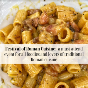 Festival of Roman Cuisine: a must-attend event for all foodies and lovers of traditional Roman cuisine 9