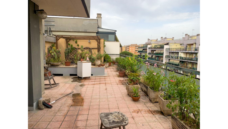 SOLD: Penthouse apartment for sale in Rome Italy 18 9 apartment cinecitta expats living in rome bilocale One bedroom penthouse apartment for sale Via Filippo Foti 768x435