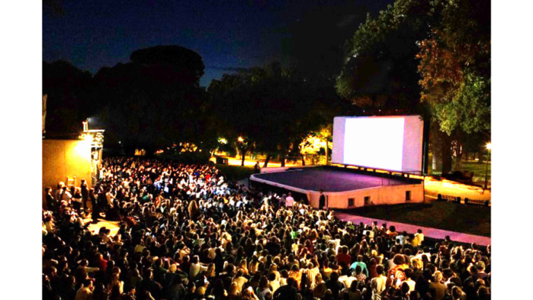 Casa del Cinema House of Cinema at Villa Borghese Park event expats Italy living working find job housing 2023 summer trips bus airfare FCO things to do Rome Castel Sant Angelo Events 1086 × 560 px 703 × 395  768x432