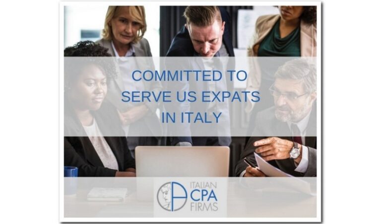 Accounting Services expats italy US Tax Real Estate Propert FATCA International Taxation 4 768x451