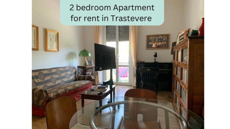 Apartment for Rent for FAO or WFP Rome Trastevere 22 768x432