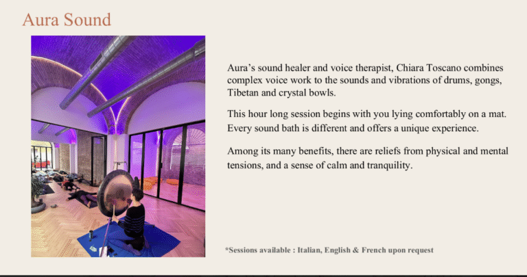AURA SACRED SPACE | Yoga & Wellness Studio | Rome 9 Screenshot 2025 05 20 143950ss 768x405