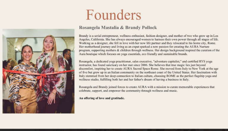 AURA SACRED SPACE | Yoga & Wellness Studio | Rome 12 Screenshot 2025 05 20 144057ssss 768x442