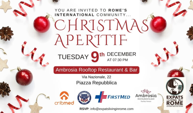 Expats at Ambrosia hotel roof top christmas party 2025 3 768x451