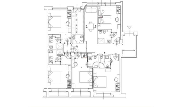 Rooms for Rent in Newly Renovated Apartment | Rome 5 room for rent in rome near vatican prati 5 768x451