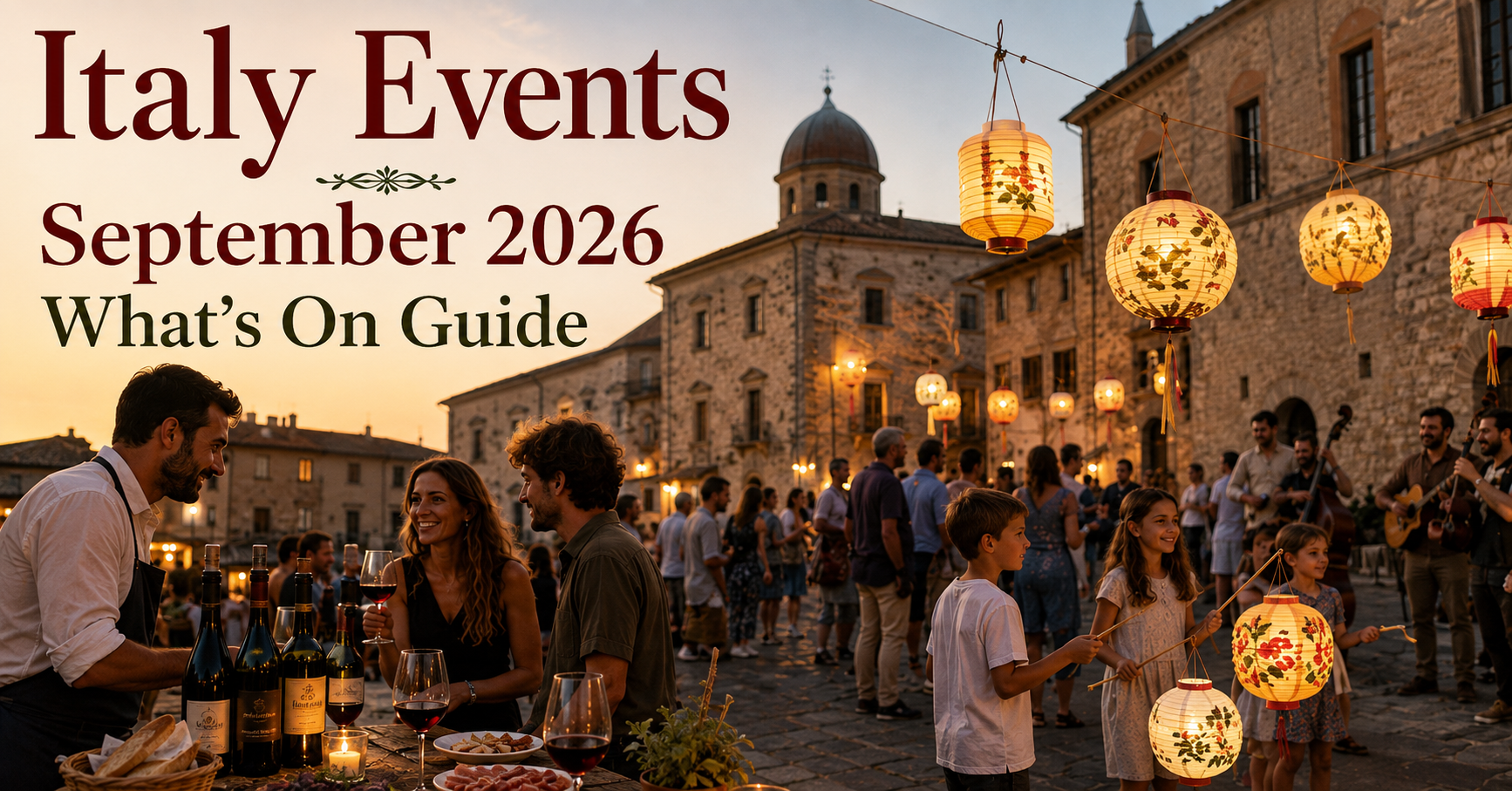 Italy events September 2026 — complete festival and event guide